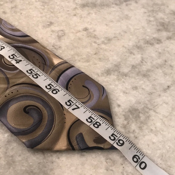 J Garcia Silk Tie Mens Gray Snail Garden Collection Thirty Seven Festival Artsy - Picture 7 of 7